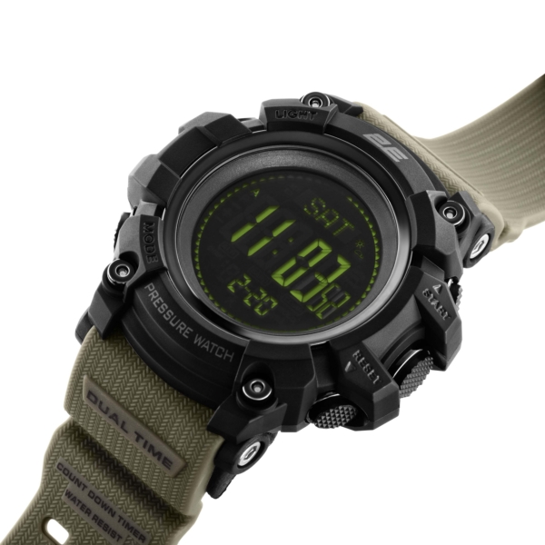 2E Tactical Тактические часы Armor GT Army Green с компасом и шагомером