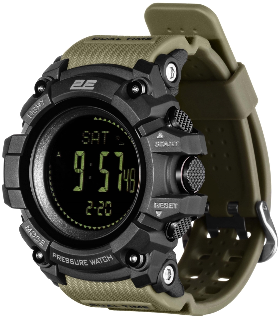 2E Tactical Armor GT Army Green Tactical Watch with Compass and Pedometer