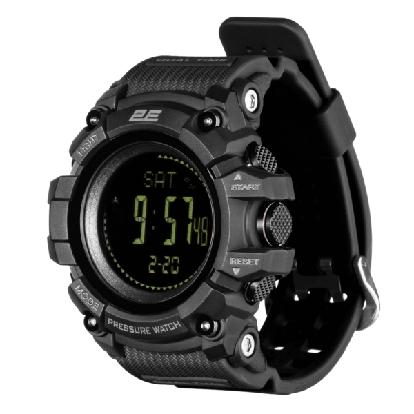 2E Tactical Тактические часы Armor GT Black с компасом и шагомером