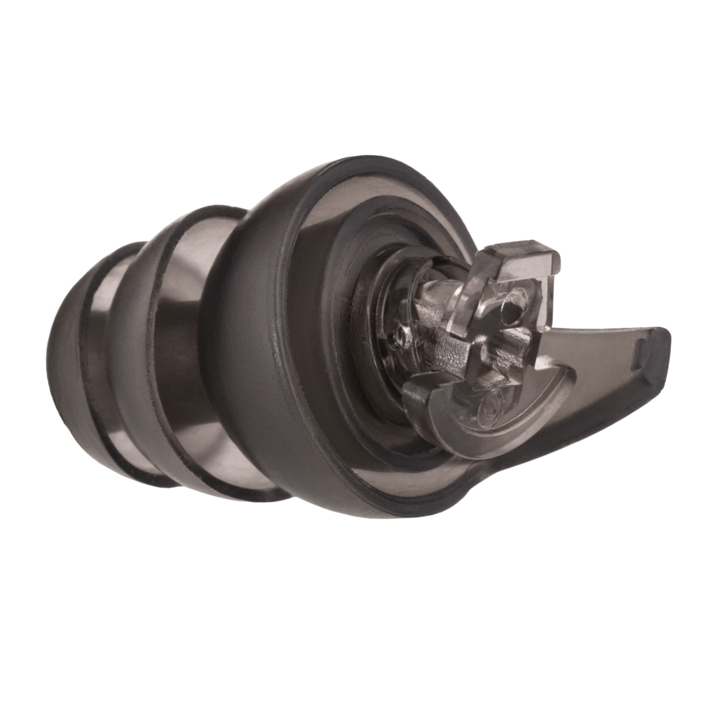 2E Tactical Protective earplugs Switch EP1 Black with a switch, size M, NRR 22/14 dB, passive