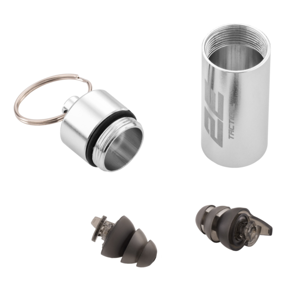 2E Tactical Protective earplugs Switch EP1 Black with a switch, size S, NRR 22/14 dB, passive