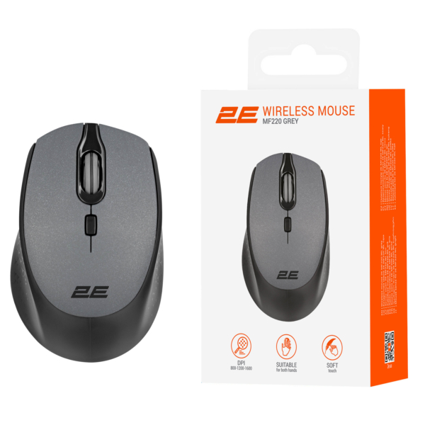 Миша 2E MF220 WL Grey