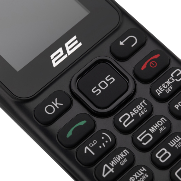 Mobile phone 2E S180 2024 1.77″ 2SIM, 600mAh, Black