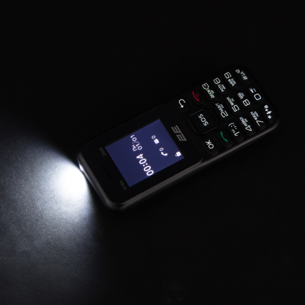 Mobile phone 2E S180 2024 1.77″ 2SIM, 600mAh, Black