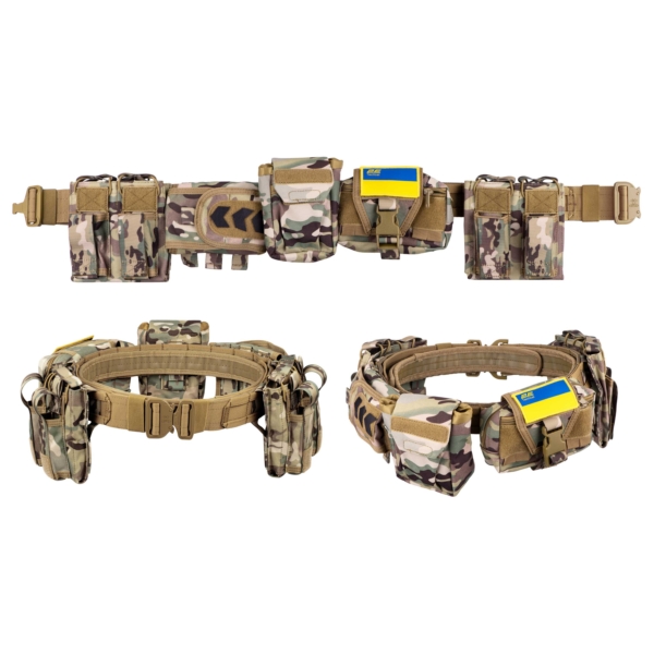 2E Tactical Тактический ремень с 5-ю подсумками, камуфляж