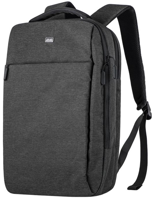 Рюкзак 2E, Melange 16″, чёрный