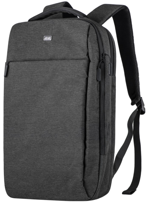 Рюкзак 2E, Melange 17″, чёрный
