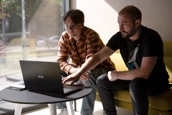 Ноутбук 2E Imaginary 15.6″ FHD IPS AG, Intel i7-1255U, 32GB, F1TB, UMA, DOS, Чорний
