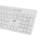 Клавіатура мембранна 2E KS260 106key, WL, EN/UK, білий