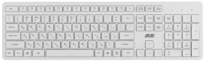 2E Keyboard membrane KS260 106key, WL, EN/UK, white