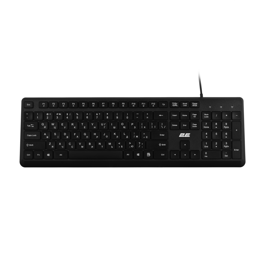 Комплект клавиатура и мышь 2E MK405 USB-A, EN/UK, чёрный