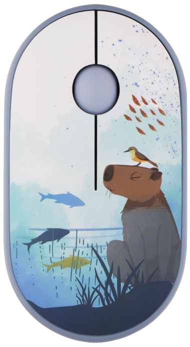 Мышь 2E MF300 CAPYBARA:SWIM Silent WL BT, синий
