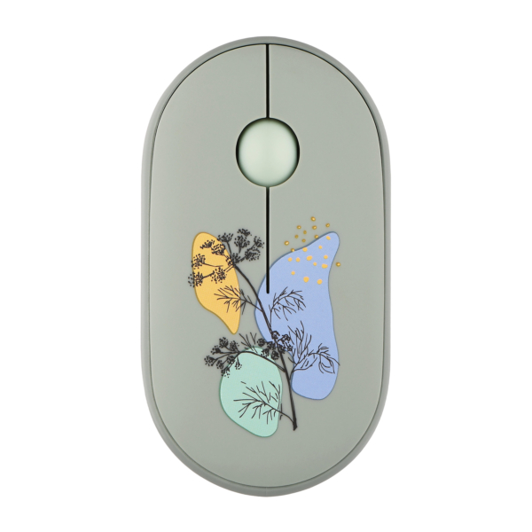 Мышь 2E MF300 FLORA:DILL Silent WL BT, зелёный