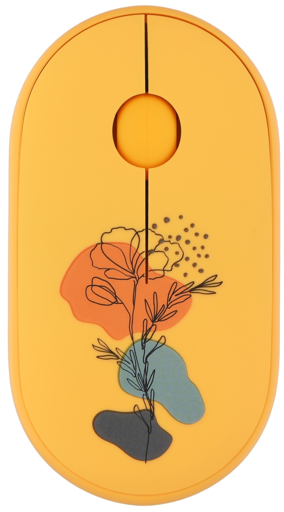 Мышь 2E MF300 FLORA:POPPY Silent WL BT, жёлтый