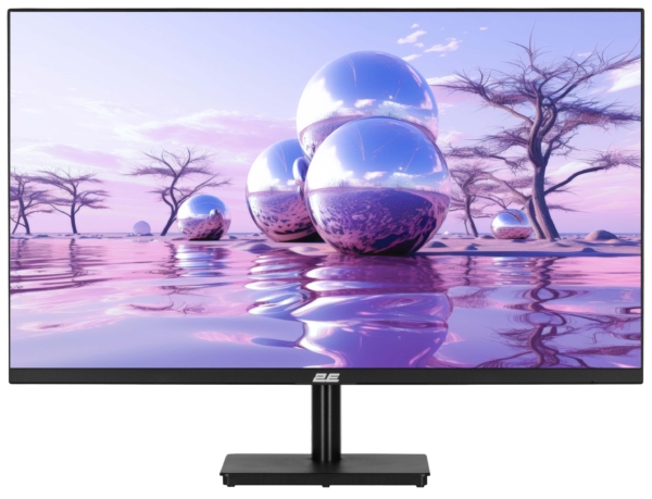 Монитор 2E 27″ H2724B D-Sub, HDMI, DP, IPS, 2560×1440, 100Hz, FreeSync