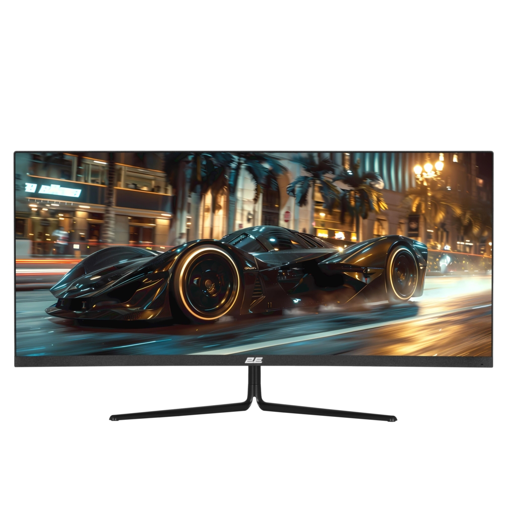 Монітор 2E GAMING 30″ G3024B 2xHDMI, DP, Audio, VA, 2560×1080, 21:9, 200Hz, 1ms, CURVED, FreeSync