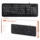 2E Keyboard membrane KS120 104key, USB-A, EN/UK, White LED, black