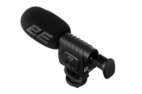 Микрофон пушка 2Е MG020 Shoutgun Pro, on/of, 3.5mm