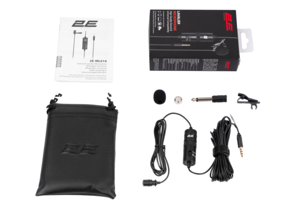 Lavalier Microphone 2E ML010 3.5mm