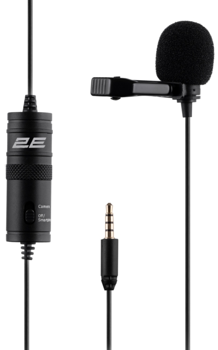 Lavalier Microphone 2E ML010 3.5mm