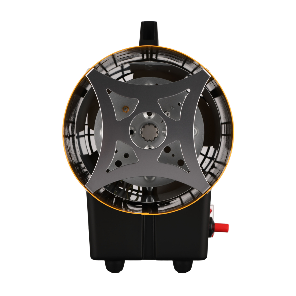 Теплова гармата газова 2E PowerHeat G15, 15кВт, 150м кв, 420м куб/год, IPX4, жовтий