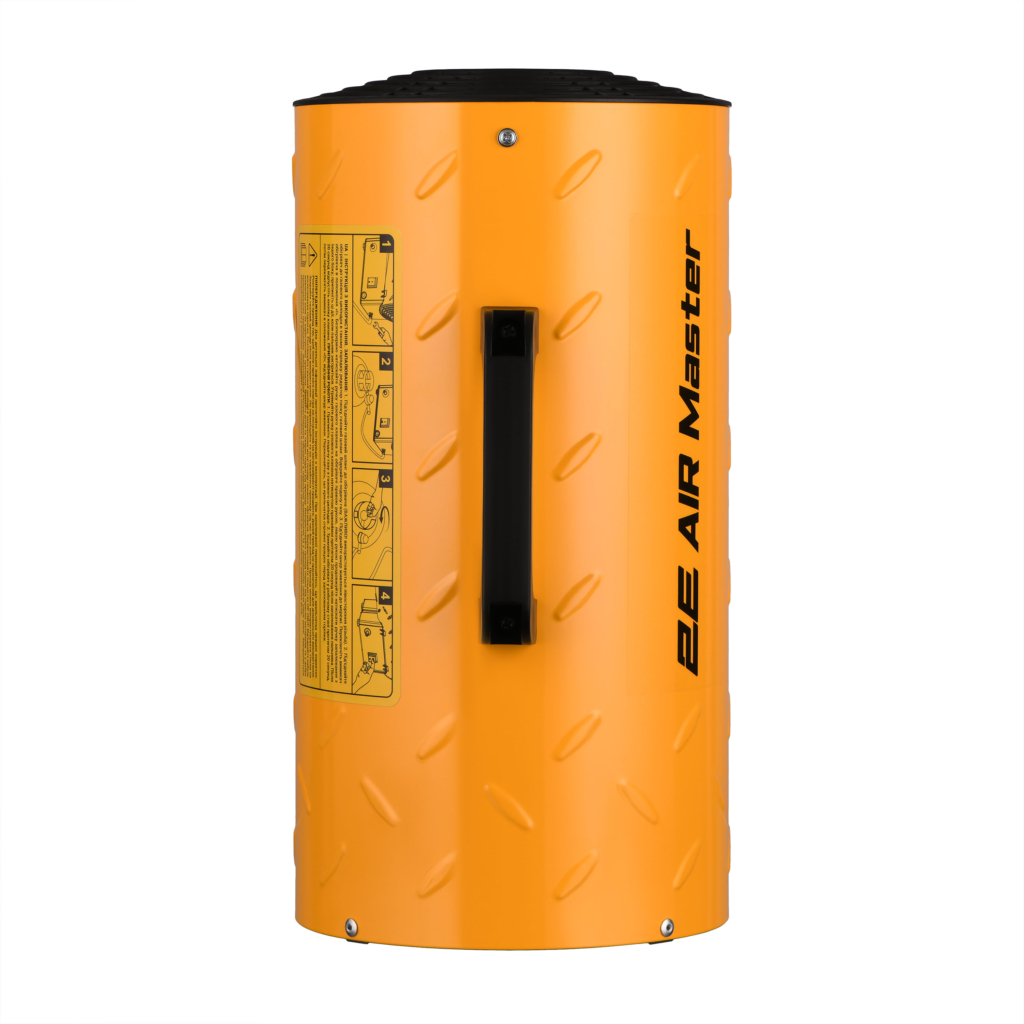 Теплова гармата газова 2E PowerHeat G15, 15кВт, 150м кв, 420м куб/год, IPX4, жовтий