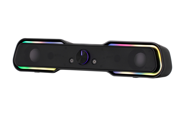 Акустическая система (саундбар) 2E PCS101 RGB, 2.0, USB, Black