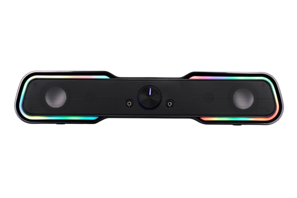 Акустическая система (саундбар) 2E PCS101 RGB, 2.0, USB, Black