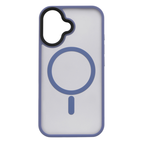 2E Чохол Basic для iPhone 16, Soft Touch MagSafe Cover, синій світлий