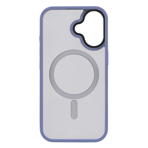 2E Чохол Basic для iPhone 16, Soft Touch MagSafe Cover, синій світлий