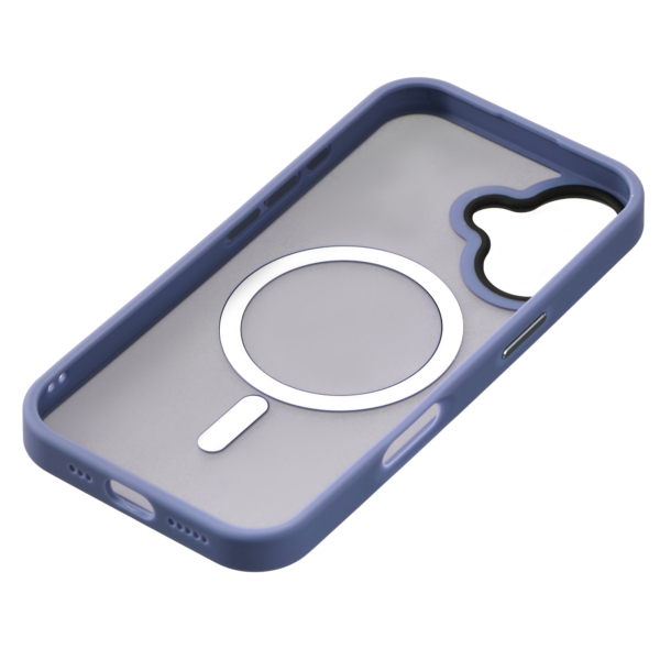 2E Чохол Basic для iPhone 16, Soft Touch MagSafe Cover, синій світлий
