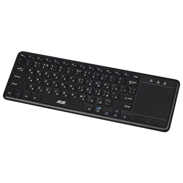 Клавіатура ножнична 2E KT100 78key, WL, EN/UK, чорний