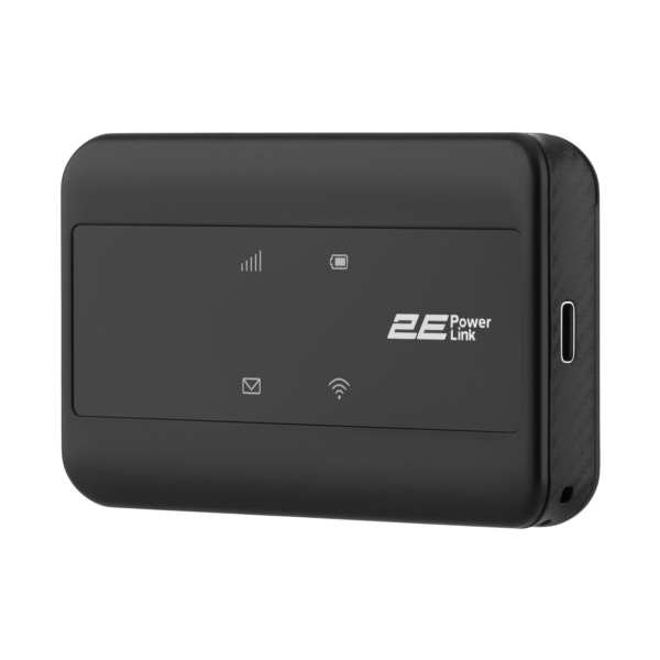 Мобільний маршрутизатор 2E PowerLink (MiFi-2) LTE, Wi-Fi4, 1xType-C, 1xCRC9, 2100мА•год чорний