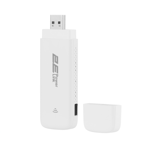 Mobile router 2E PowerLink (MiFi-1 2024) LTE, Wi-Fi4, 1xUSB, 1xCRC9 white