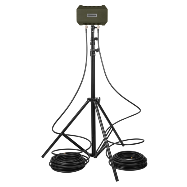 2E Tactical Антена активна MAVKA GREEN, 2.4/5.2/5.8GHz, 10Вт, N-Type, для DJI/Autel(V2)/FPV цифра, Штатив 2.8м, кріплення