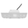 2E Computer table CE150W-MOTORIZED, height adjustment, electric motor 220V, 62/128×150х75cm, white