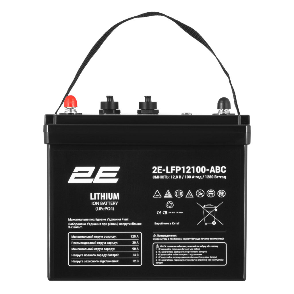 2E LFP12, 12В, 100А/h, ABC 4S