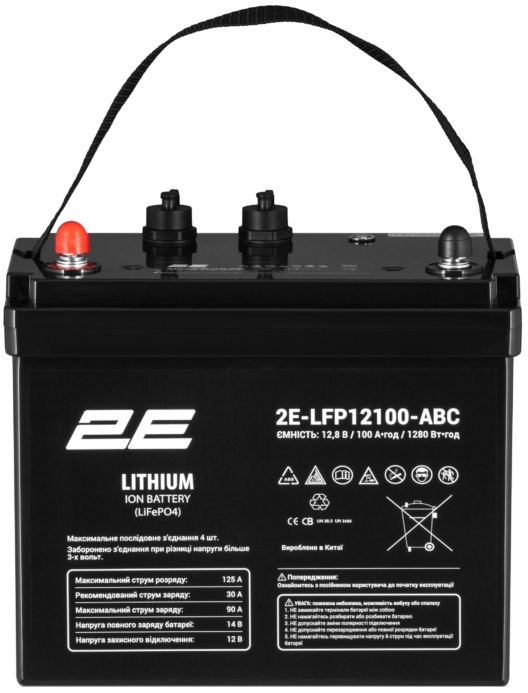 2E LFP12, 12В, 100А/h, ABC 4S