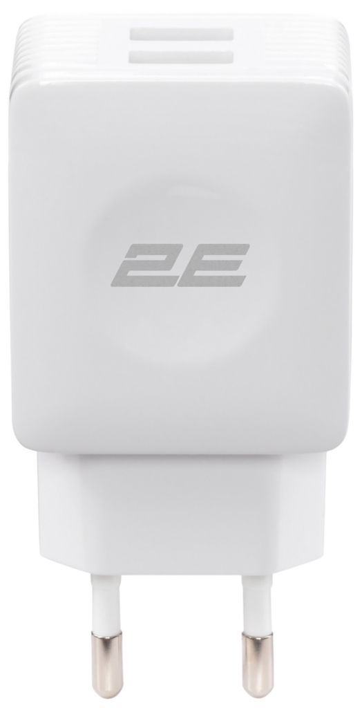 2E Wall Charger 12W 2хUSB-A, white