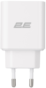 Зарядное устройство сетевое 2E 18Вт USB-A QC, белый