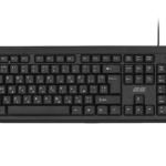 Клавіатура мембранна 2E KS108 104key, USB-A, EN/UK/RU, чорний