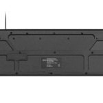 Клавіатура мембранна 2E KS108 104key, USB-A, EN/UK/RU, чорний