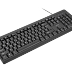 Клавіатура мембранна 2E KS108 104key, USB-A, EN/UK/RU, чорний