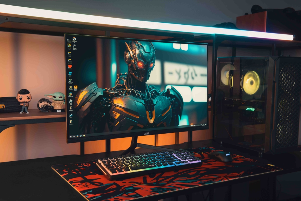 Монитор 2E 31.5″ D3224B 2xHDMI, DP, IPS, 2560×1440, 75Hz, 5ms, FreeSync
