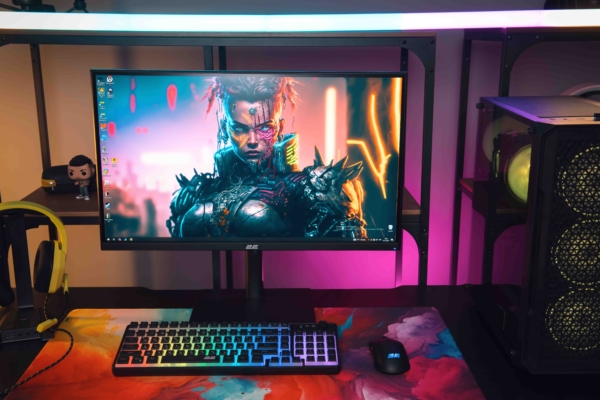 Монитор 2E 27″ H2724B D-Sub, HDMI, DP, IPS, 2560×1440, 100Hz, FreeSync