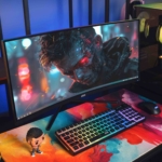 Монітор 2E GAMING 30″ G3024B 2xHDMI, DP, Audio, VA, 2560×1080, 21:9, 200Hz, 1ms, CURVED, FreeSync