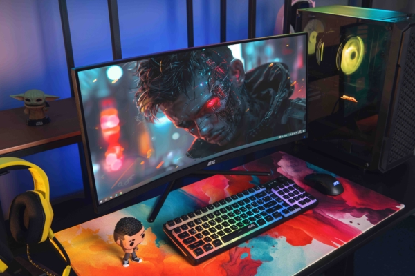 Монітор 2E GAMING 30″ G3024B 2xHDMI, DP, Audio, VA, 2560×1080, 21:9, 200Hz, 1ms, CURVED, FreeSync