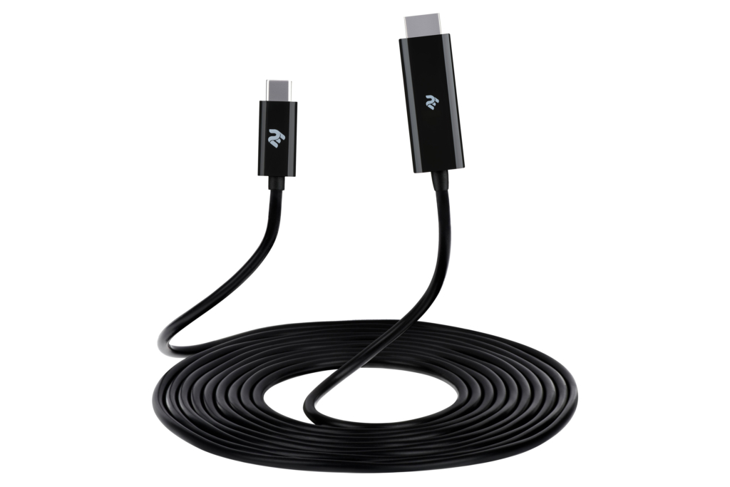 2E Кабель USB-C > HDMI, 1.8м, чорний