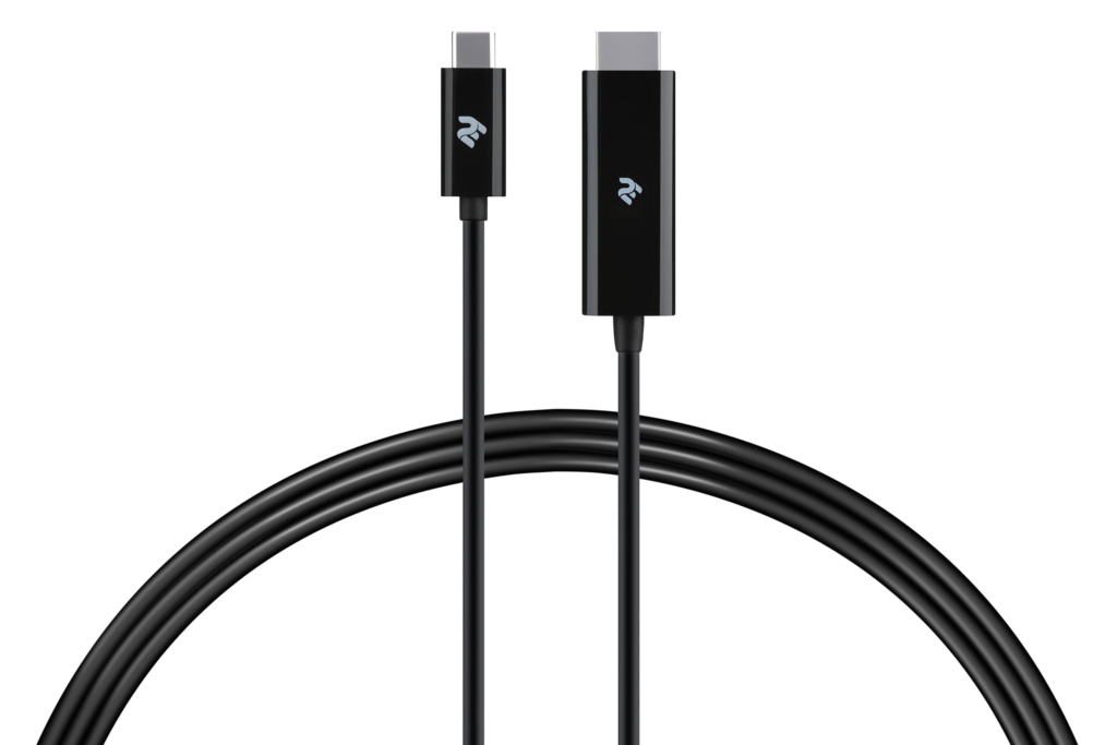 2E Кабель USB-C > HDMI, 1.8м, чорний