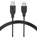 2E Кабель USB-A (AM/AF), 3m, black